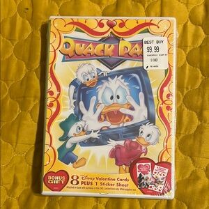 Disney Quack Pack DVD with Valentine Cards